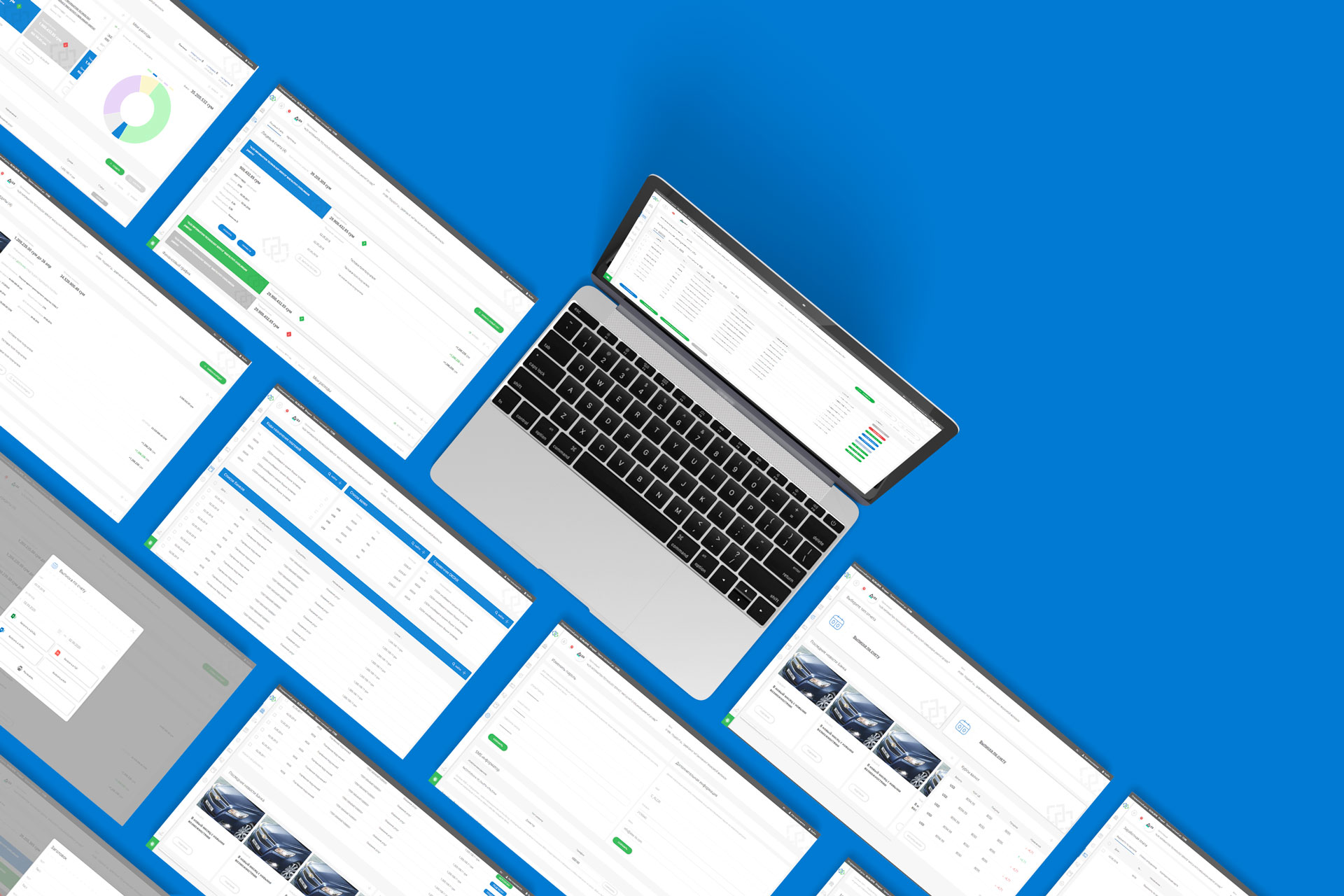 Шаблоны страниц Davr Bank: кабинет